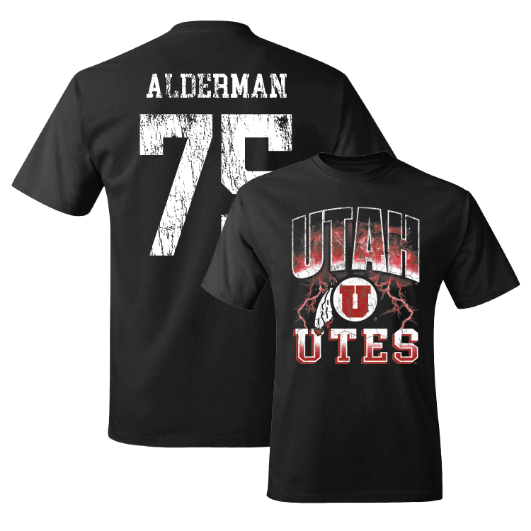 Football Black Graphic Tee - Roger Alderman