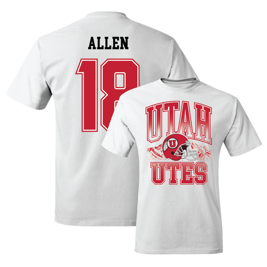 Football White Comfort Colors Tee - Briton Allen