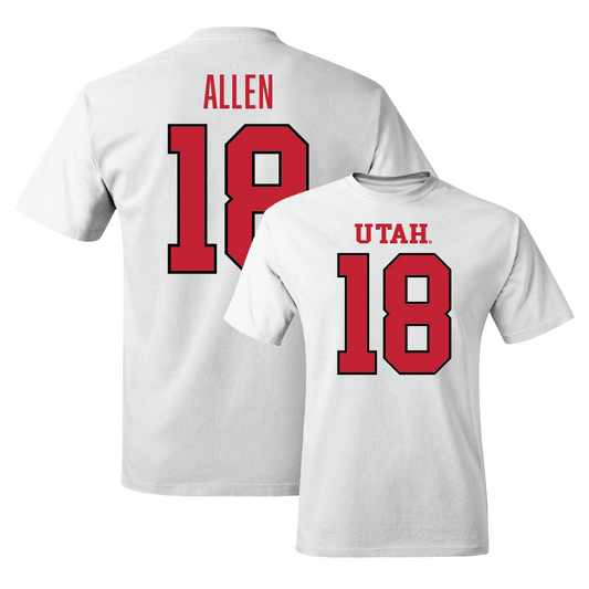 Football White Shirsey Comfort Colors Tee - Briton Allen