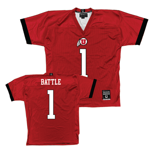 Utah Football Red Jersey - Miles Battle | #1