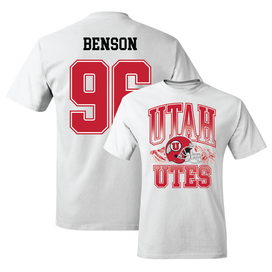 Football White Comfort Colors Tee  - Jori Benson