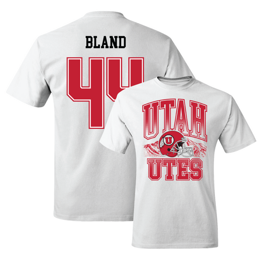 Football White Comfort Colors Tee  - Jaeden Bland