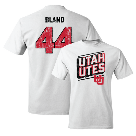 Football White Slant Tee  - Jaeden Bland