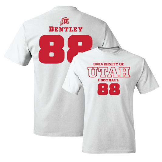 Football White Classic Comfort Colors Tee - Dallen Bentley