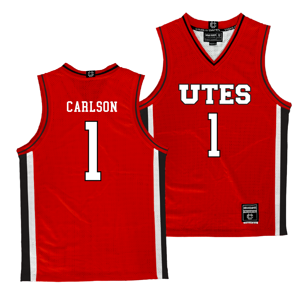 Utah Men's Basketball Red Jersey - Ben Carlson | #1