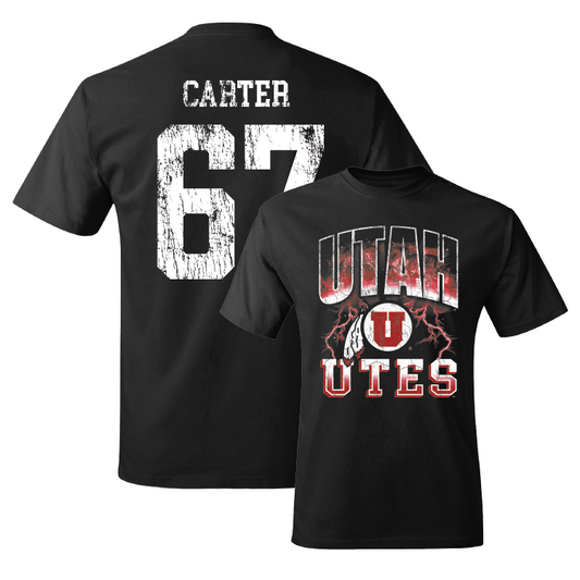 Football Black Graphic Tee - Chase Carter