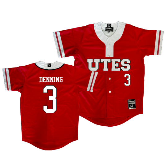 Utah Softball Red Jersey - Haley Denning | #3