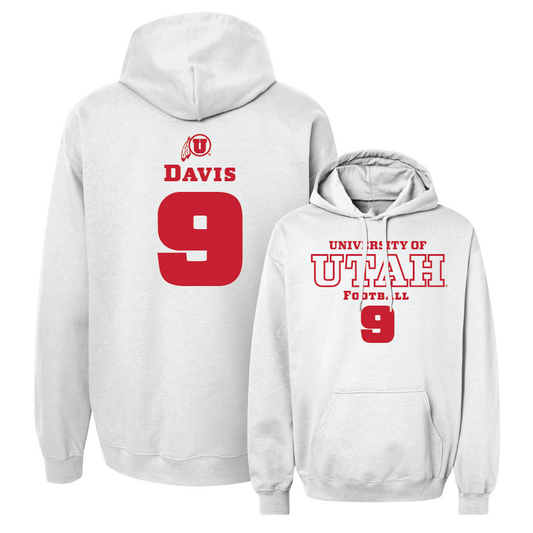 Football White Classic Hoodie - Elijah Davis