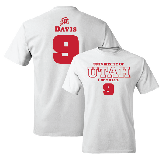 Football White Classic Comfort Colors Tee - Elijah Davis