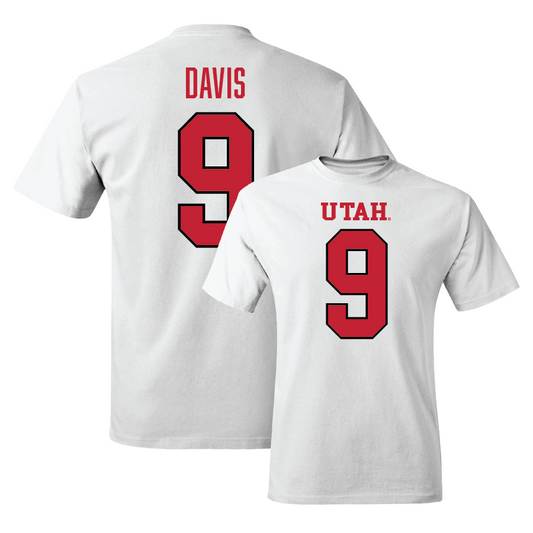 Football White Shirsey Comfort Colors Tee - Elijah Davis