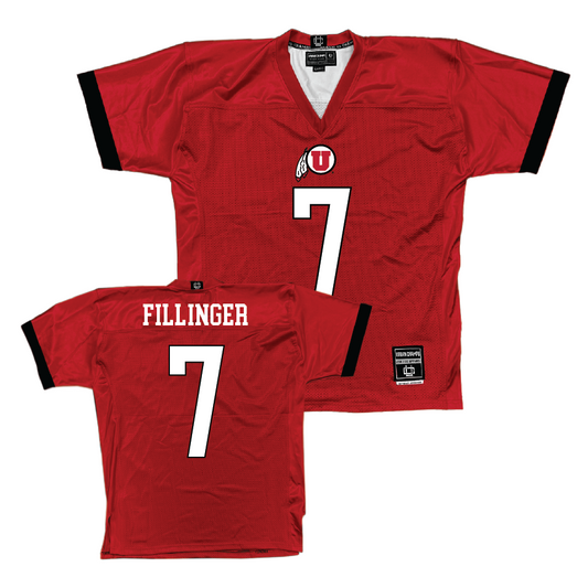 Utah Football Red Jersey - Van Fillinger | #7