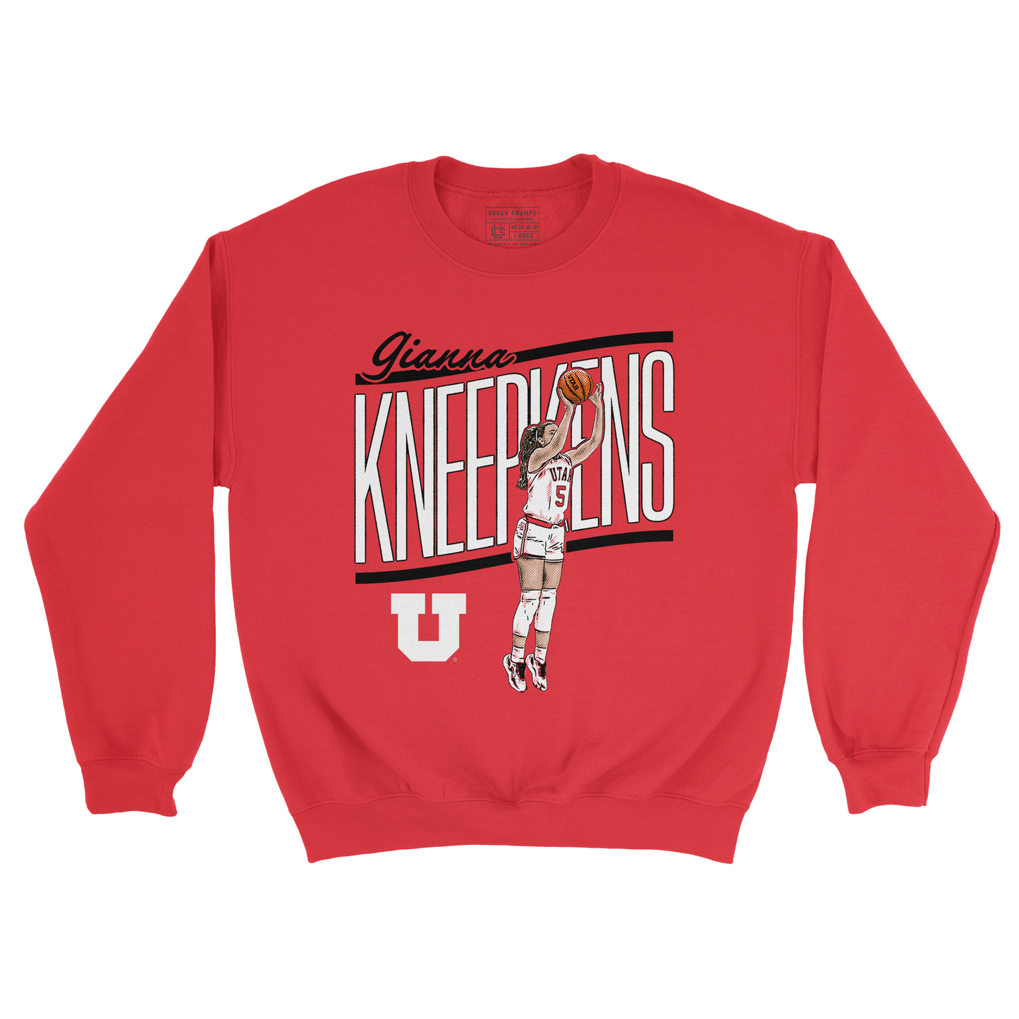 EXCLUSIVE RELEASE: Gianna Kneepkens Illustrated Red Crew