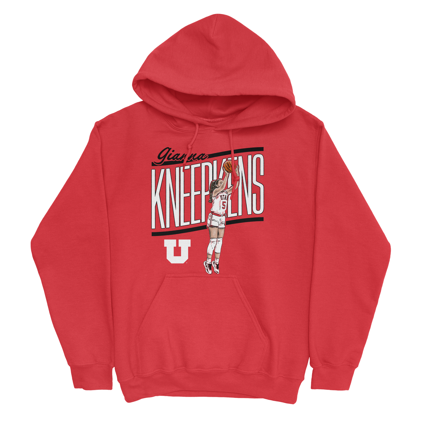 EXCLUSIVE RELEASE: Gianna Kneepkens Illustrated Red Hoodie