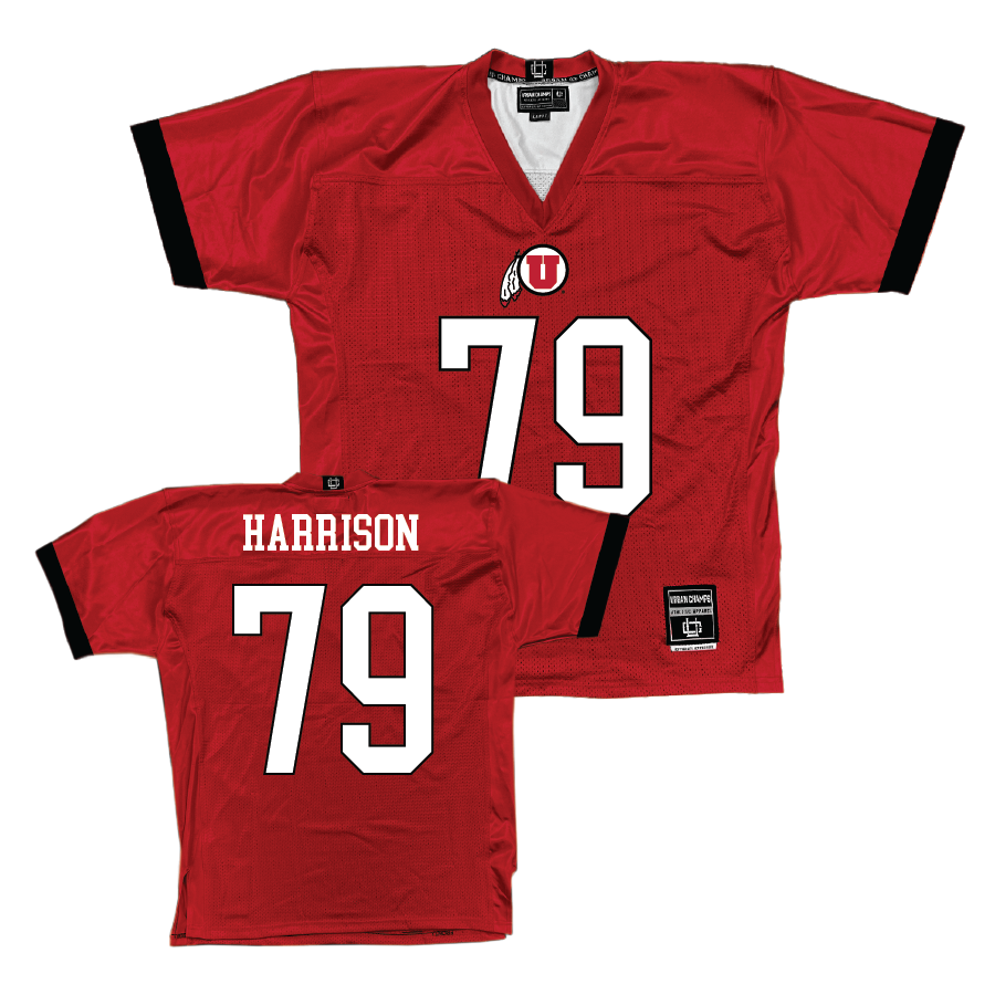 Utah Football Red Jersey - Alex Harrison | #79