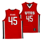 Utah Men's Basketball Red Jersey  - Jerry Huang