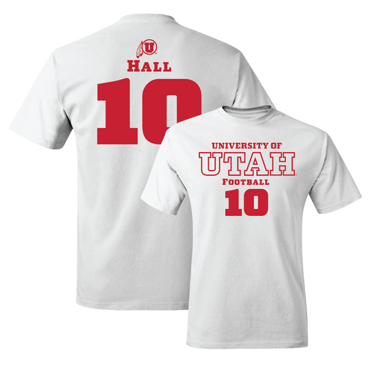 Football White Classic Comfort Colors Tee - Johnathan Hall