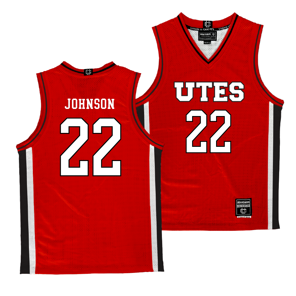 Utah Women's Basketball Red Jersey - Jenna Johnson | #22