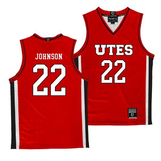 Utah Women's Basketball Red Jersey - Jenna Johnson | #22
