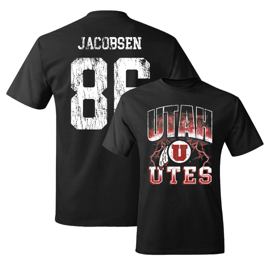 Football Black Graphic Tee - CJ Jacobsen