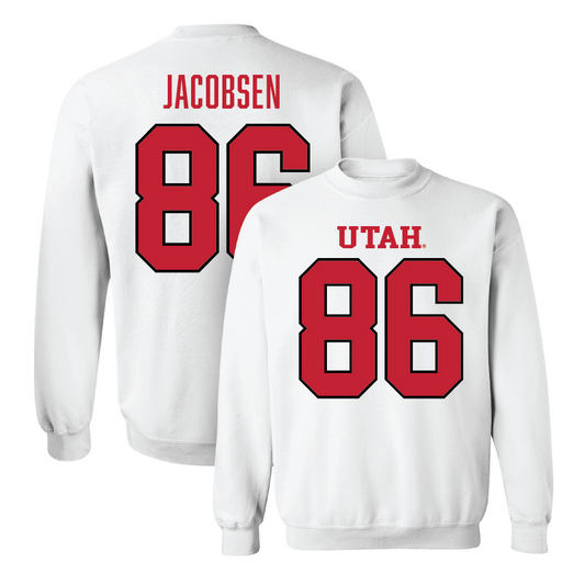 Football White Shirsey Crew - CJ Jacobsen