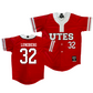 Utah Softball Red Jersey - Kendall Lundberg | #32