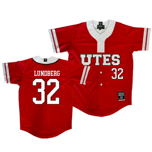 Utah Softball Red Jersey - Kendall Lundberg | #32