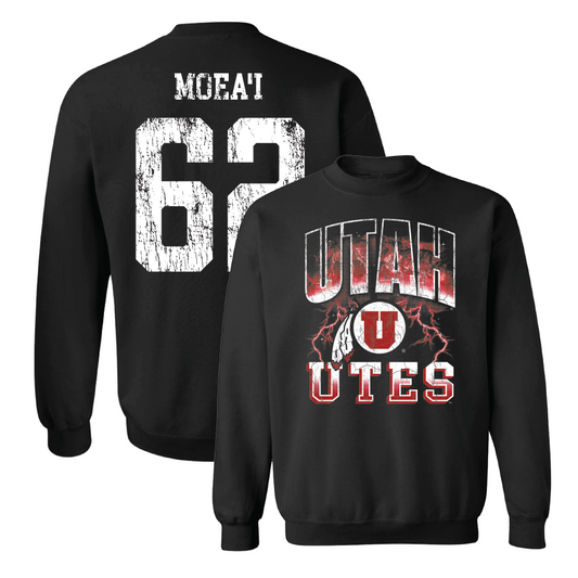 Football Black Graphic Crew  - Solatoa` Moea’i