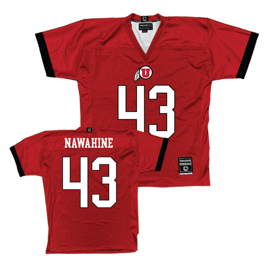 Utah Football Red Jersey - Gavin Nawahine | #43