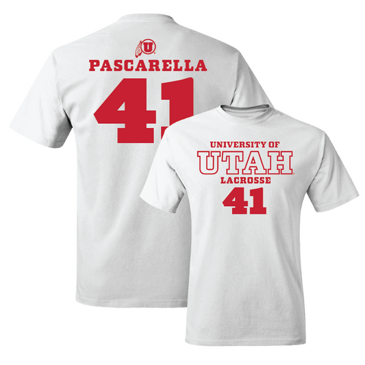 Men's Lacrosse White Classic Comfort Colors Tee - Marco Pascarella