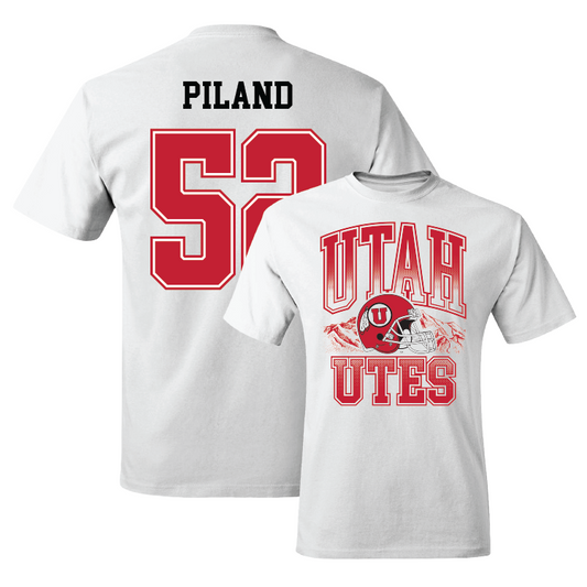 Football White Comfort Colors Tee - Bobby Piland