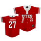 Utah Baseball Red Jersey - Kai Roberts | #27