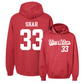 Red Football Script Hoodie  - Omar Shah