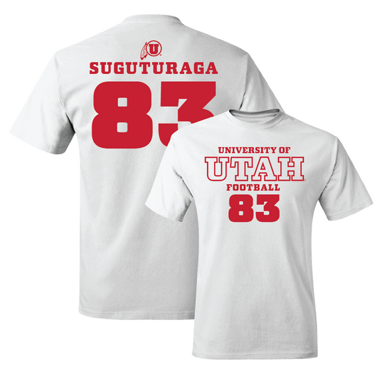 Football White Classic Comfort Colors Tee - Miki Suguturaga