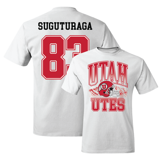 Football White Comfort Colors Tee - Miki Suguturaga