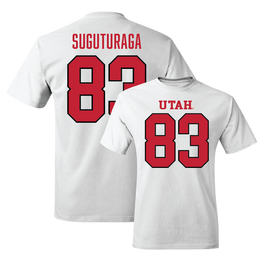 Football White Shirsey Comfort Colors Tee - Miki Suguturaga