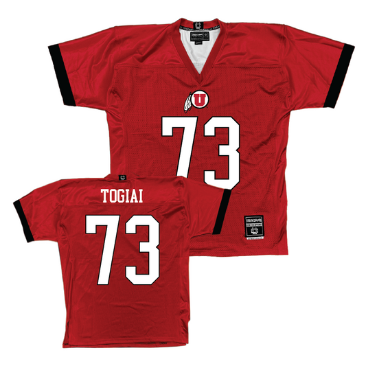 Utah Football Red Jersey - Tanoa Togiai | #73