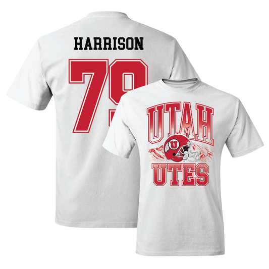 White Football Football Comfort Colors Tee 4 Youth Small / Alex Harrison | #79