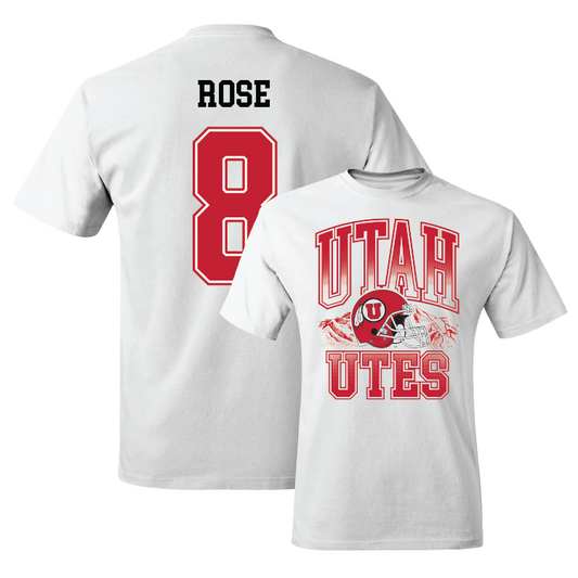 White Football Football Comfort Colors Tee 2 Youth Small / Brandon Rose | #8