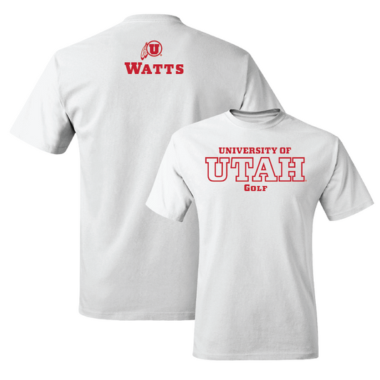 White Men's Golf Classic Comfort Colors Tee Youth Small / Braxton Watts