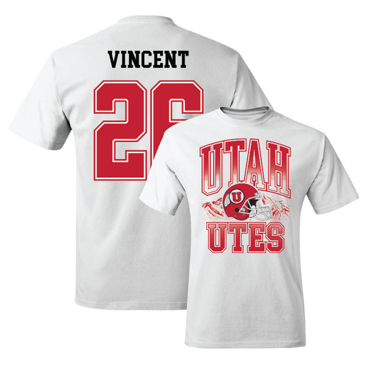 White Football Football Comfort Colors Tee 3 Youth Small / Charlie Vincent | #26