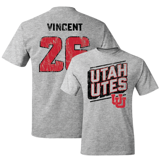 Sport Grey Football Slant Tee 3 Youth Small / Charlie Vincent | #26