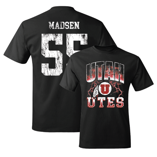 Black  Basketball Graphic Tee Youth Small / Gabe Madsen | #55