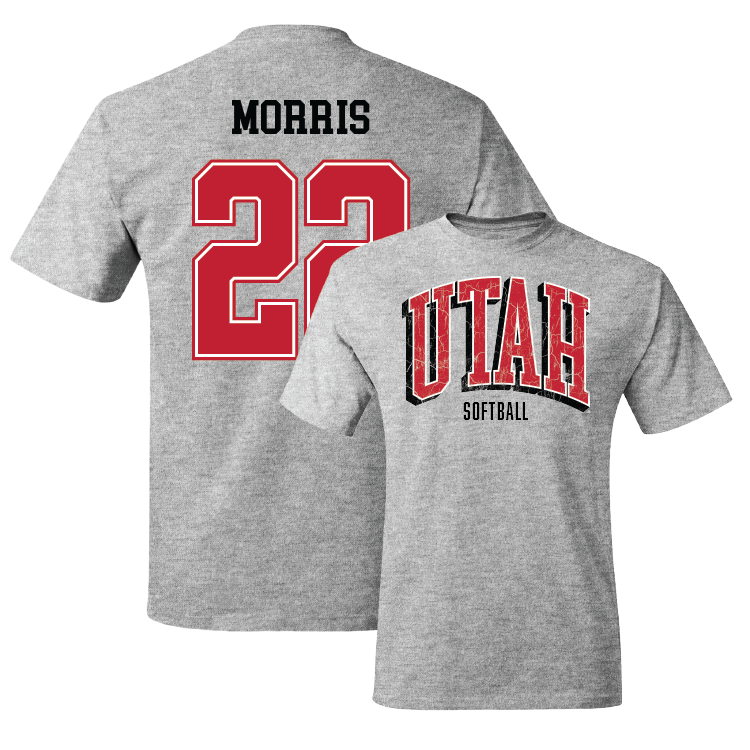 Sport Grey Softball Arch Tee Youth Small / Halle Morris | #22