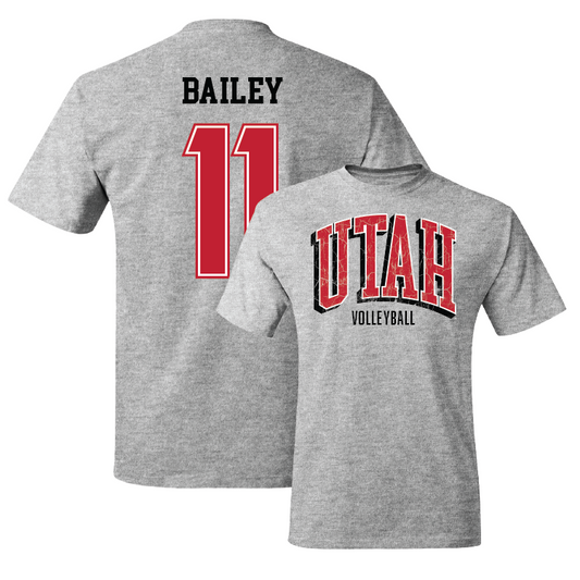 Sport Grey  Volleyball Arch Tee Youth Small / Kamry Bailey | #11