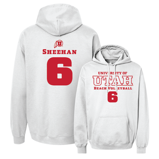 White Beach Volleyball Classic Hoodie Youth Small / Keira Sheehan | #6