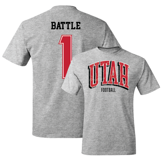 Sport Grey Football Arch Tee Youth Small / Miles Battle | #1