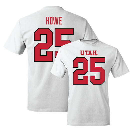 White Football Shirsey Comfort Colors Tee 3 Youth Small / Nick Howe | #25