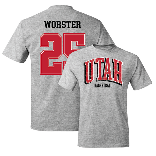 Sport Grey  Basketball Arch Tee Youth Small / Rollie Worster | #25