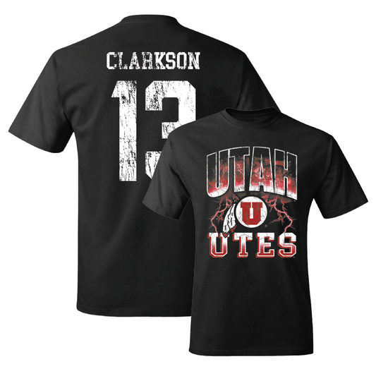 Black Baseball Graphic Tee Youth Small / TJ Clarkson | #13