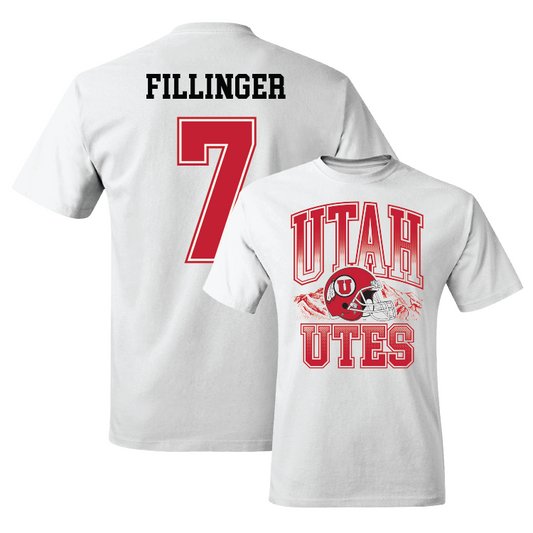 White Football Football Comfort Colors Tee Youth Small / Van Fillinger | #7